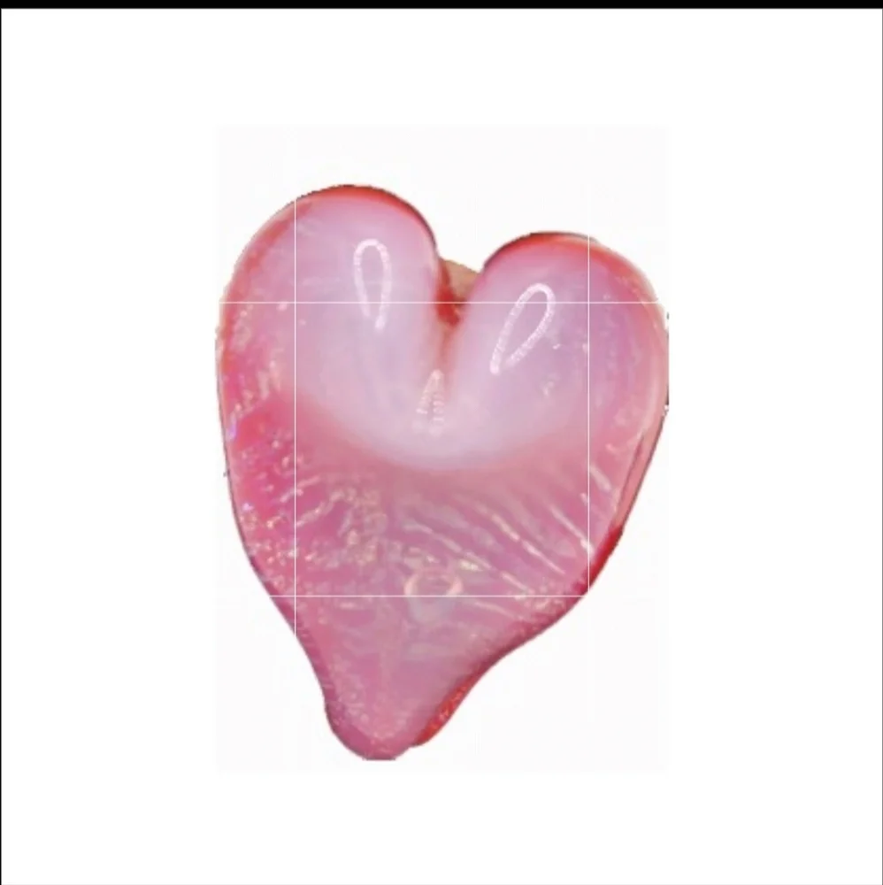 *SALE $8. GLASS Heart Ring